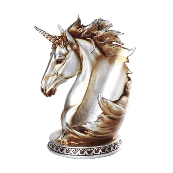 Unicorn Wine Bottle Carrier or Holder Sculpture Unique Decor